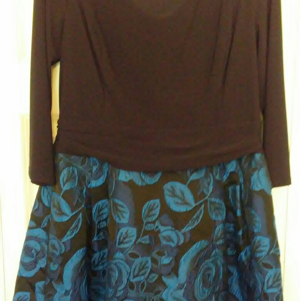 Beautiful Black and Royal blue dress